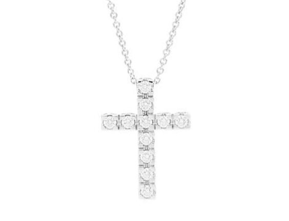 Collana Recarlo in Oro bianco Diamante 0.17 Ct P01CR031/016-45 - P01CR031/016-45